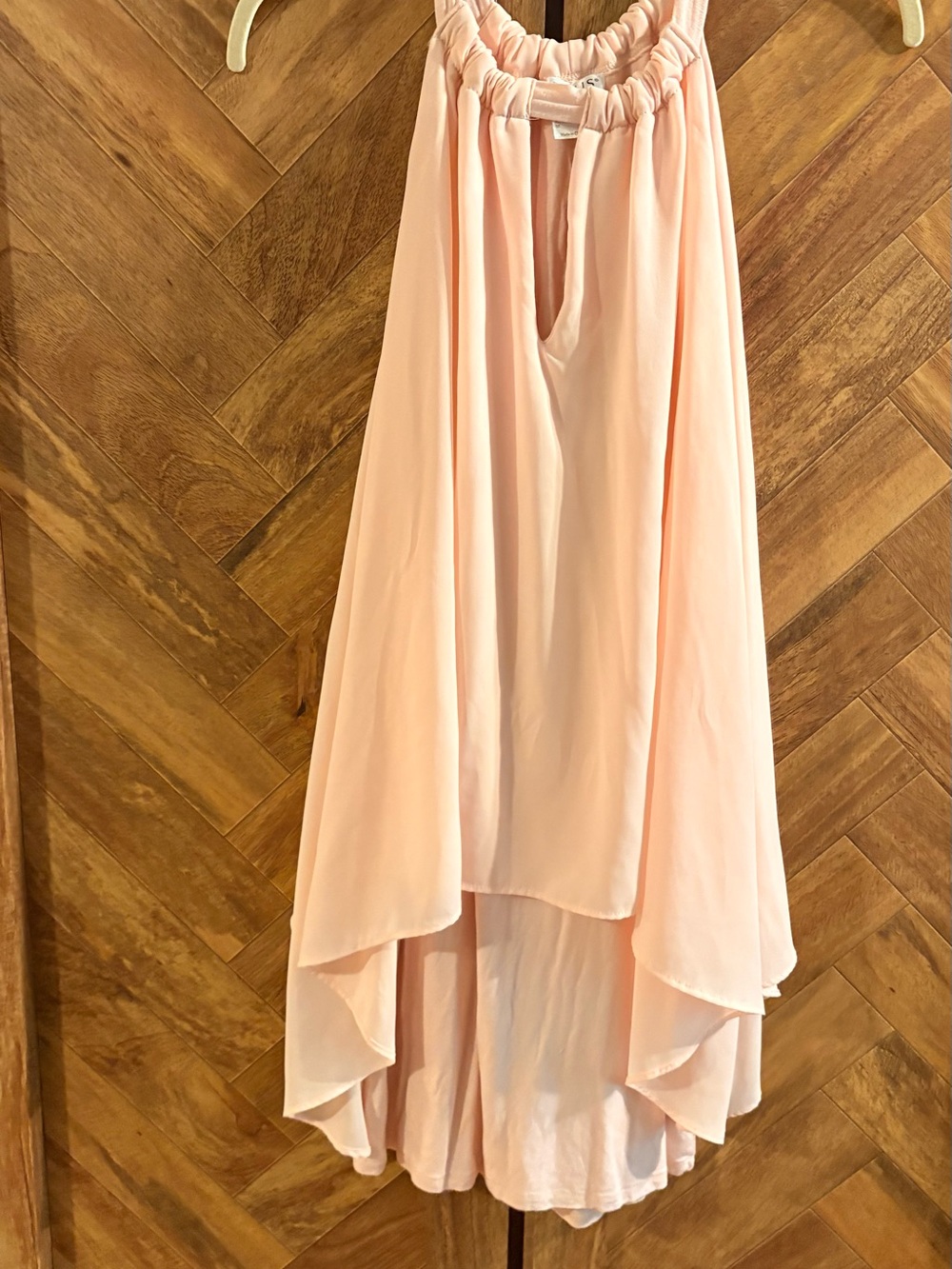 VENUS Blush Halter Mini Homecoming Dress - Picture 2 of 5